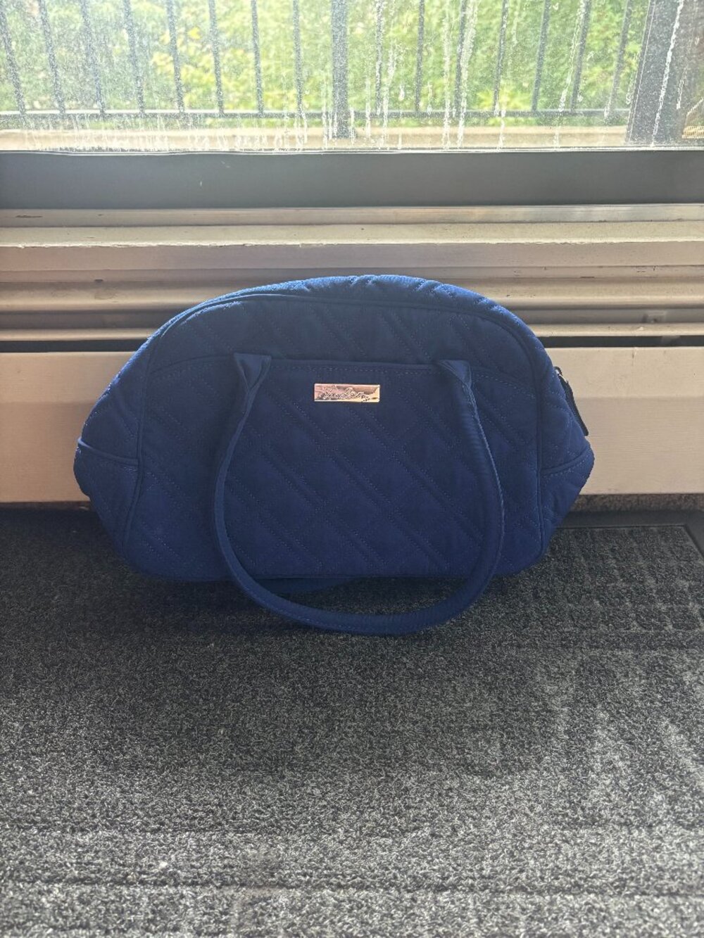 Vera Bradley Blue Crescent Purse
